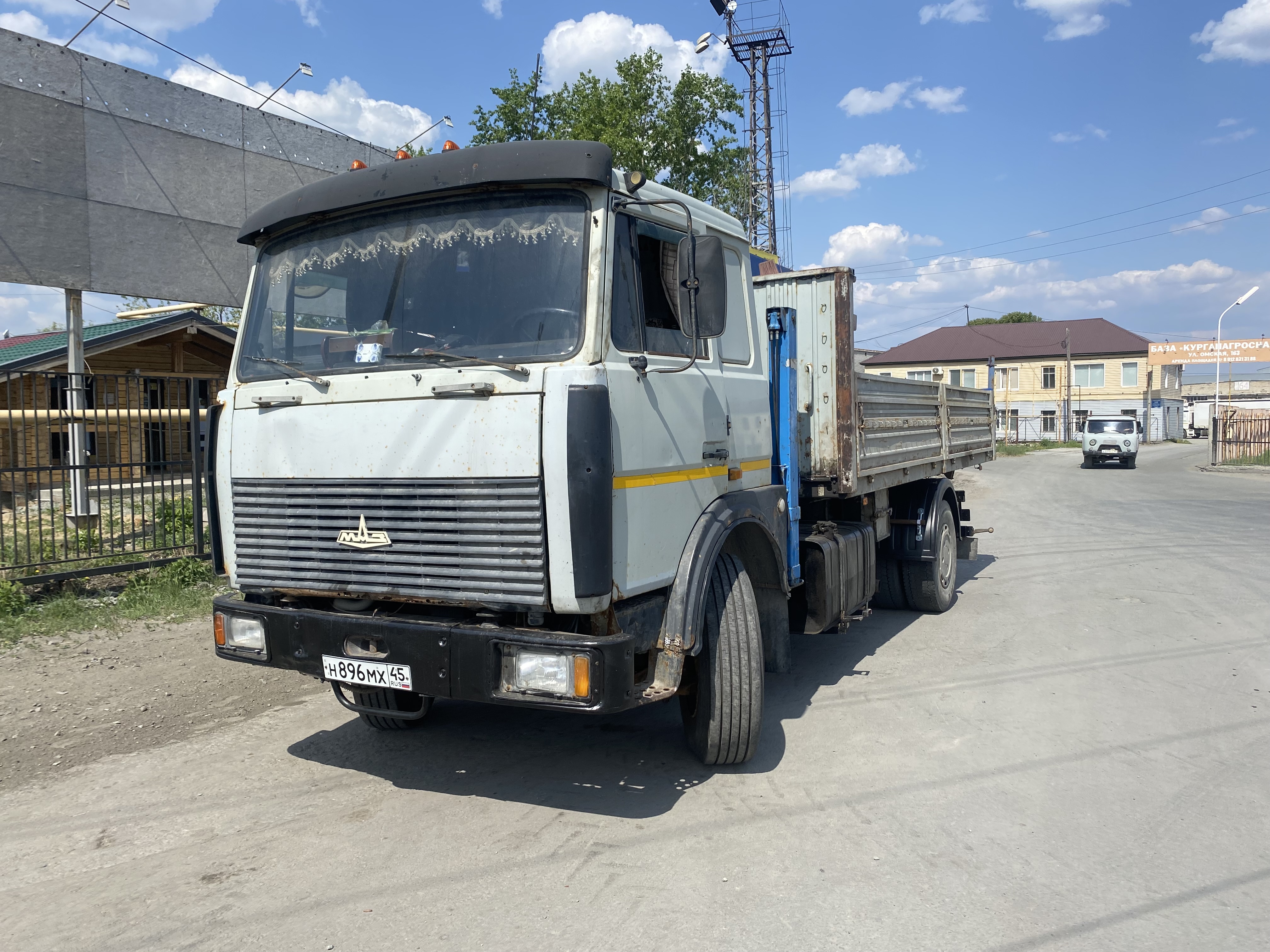 Манипулятор Курган. Борт 8 тонн, 6 метров