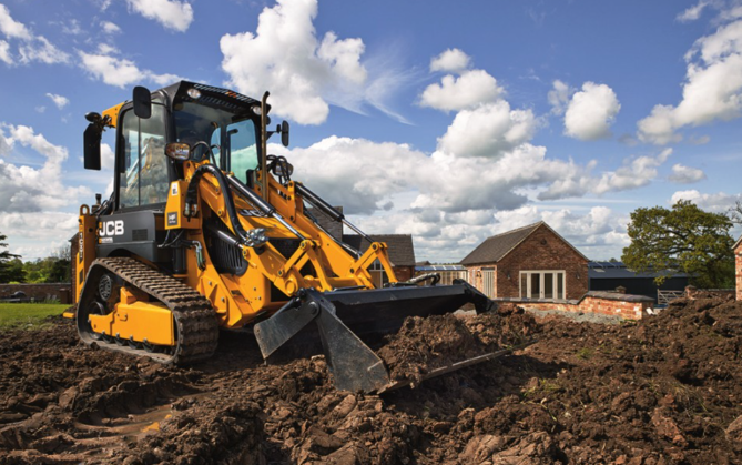 Мини-погрузчик JCB 1CX гусеничный выгодная аренда