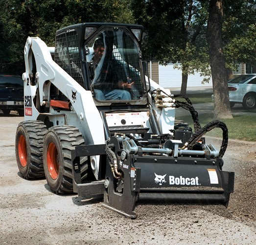 Мини-погрузчики bobcat, ремонт дорог (фрезерование)
