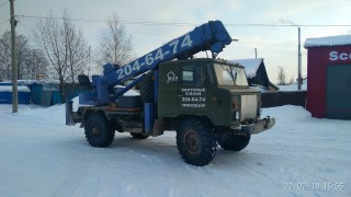Монтаж винтовых свай бурение грунта установка ЛЭП