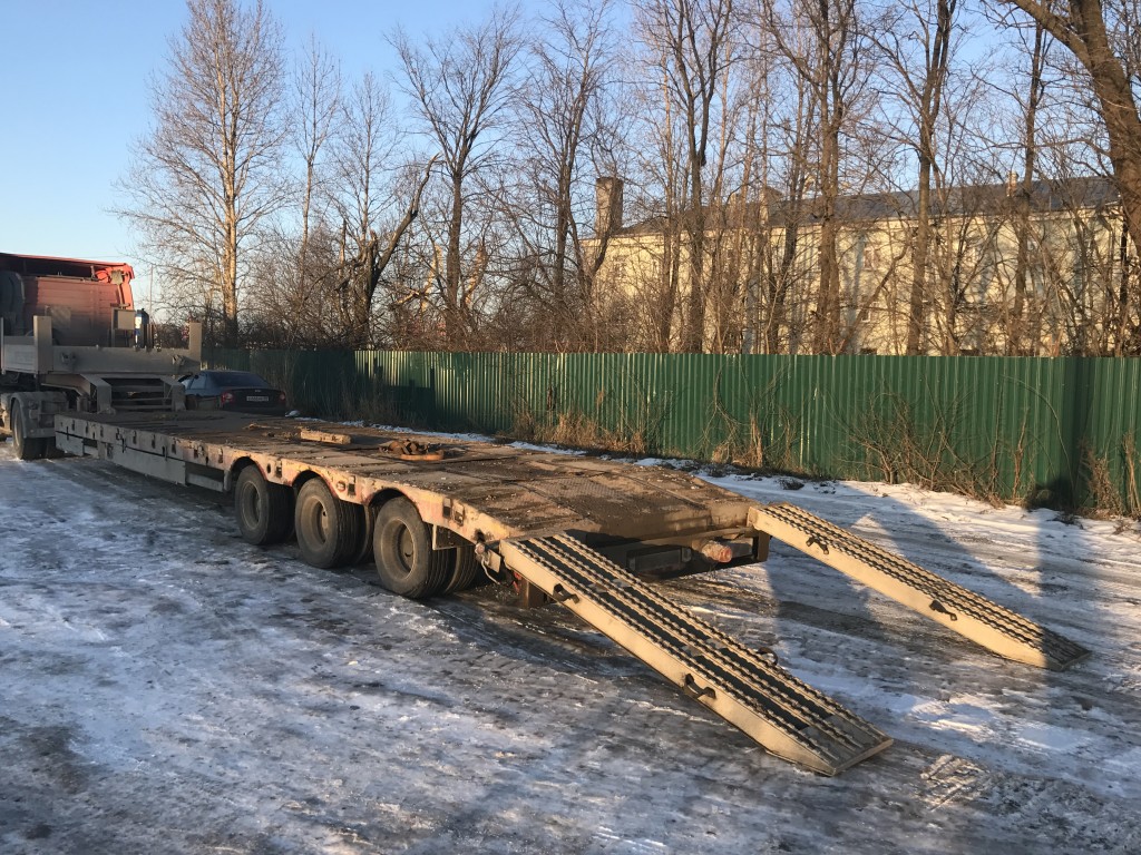 Негабаритные перевозки тралом