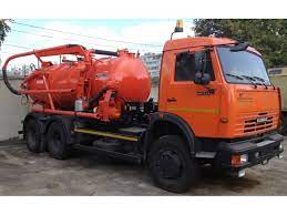 Откачка воды машиной КАМАЗ КО-507 АМ