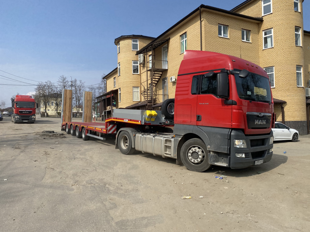 Перевозка габаритных и негабаритных грузов тралом