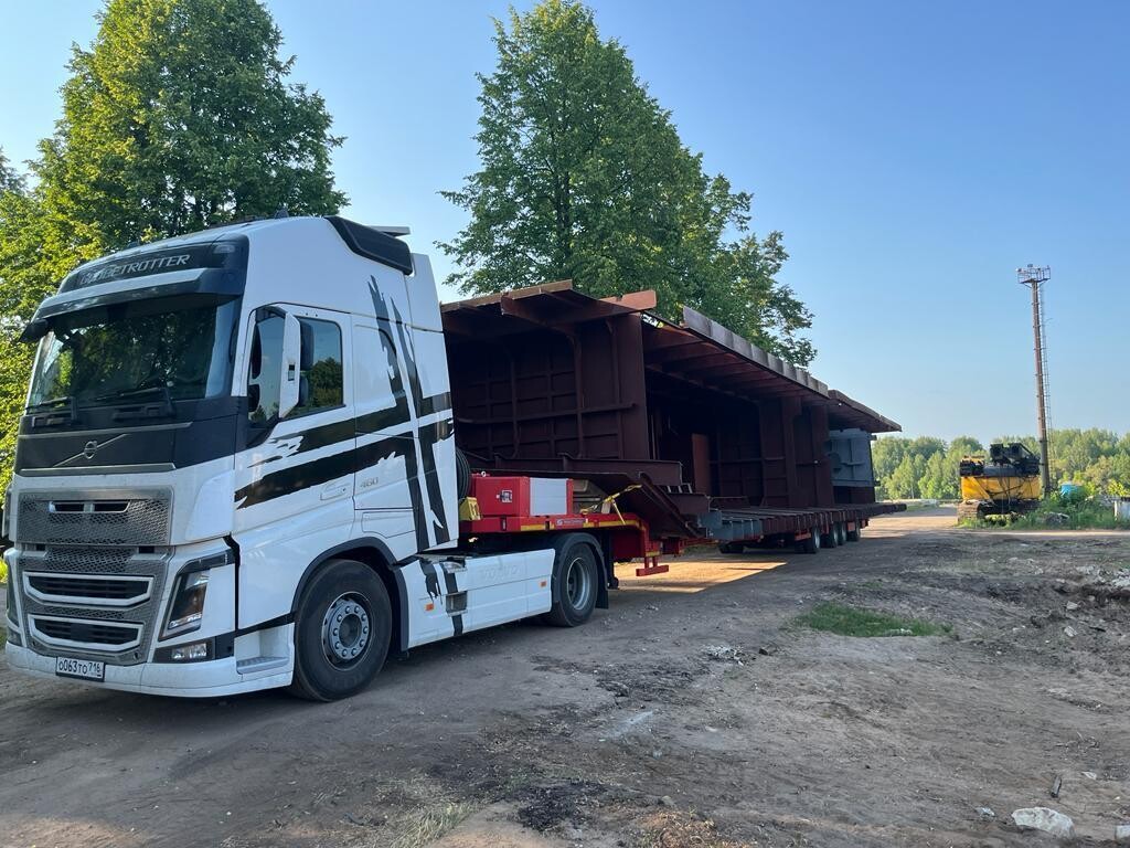 Перевозка тралом до 120 тонн SCANIA, VOLVO, SITRAK