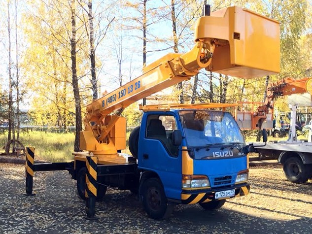 Предлагаю в аренду автовышку ISUZU 15 метров