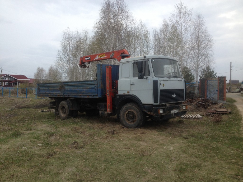 Самопогрузчик Борт 10т, Стрела 3т