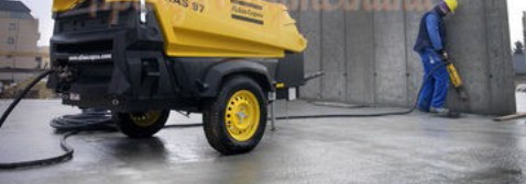 Сдаю компрессор в аренду, передвижной Atlas Copco