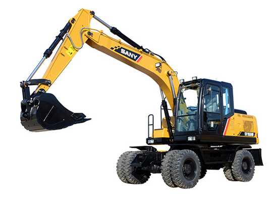 Средний колёсный экскаватор SANY SY155W