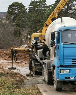 Стационарный бетононасос в аренду