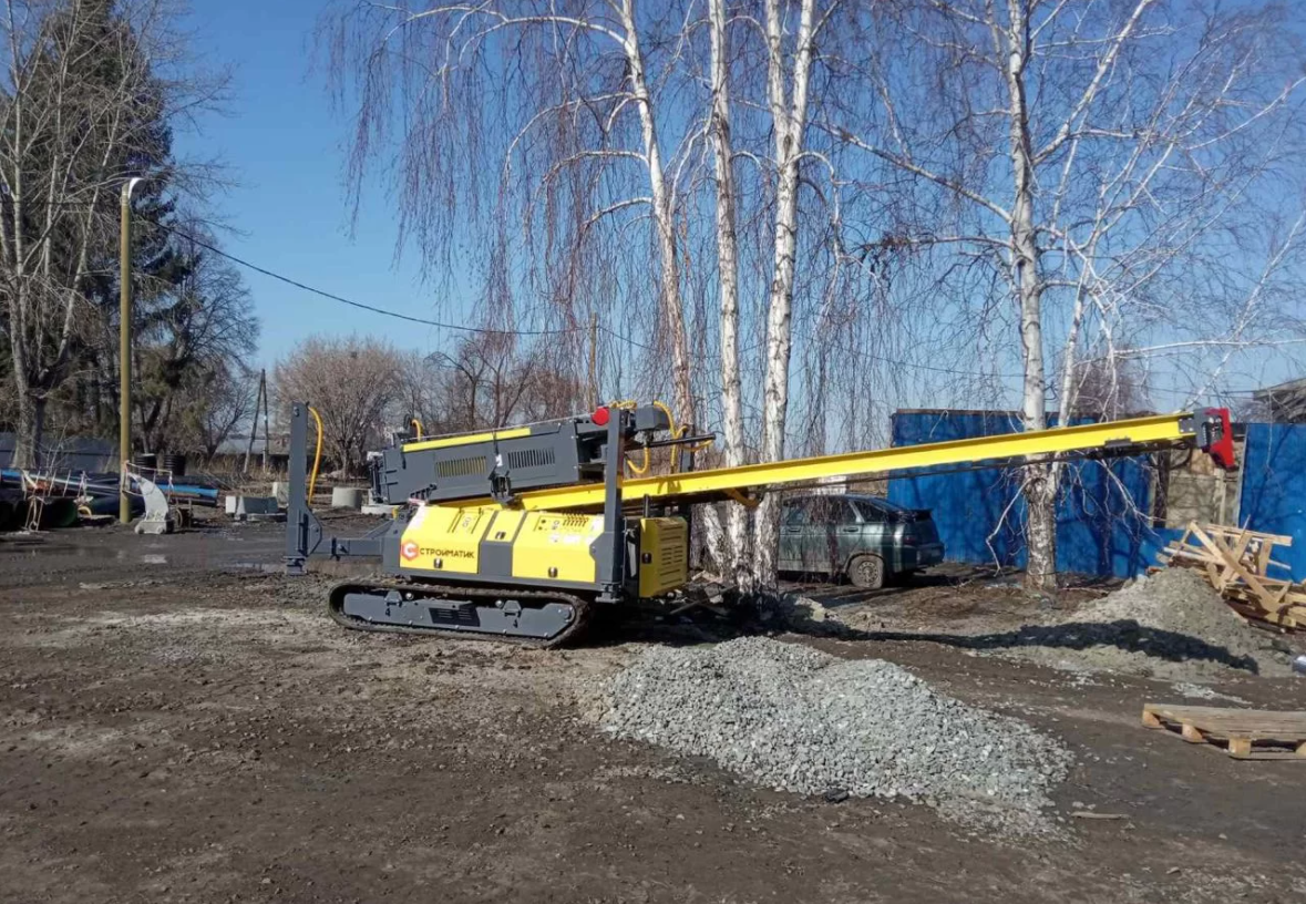 Сваебой аренда, фундамент на ж / б сваях
