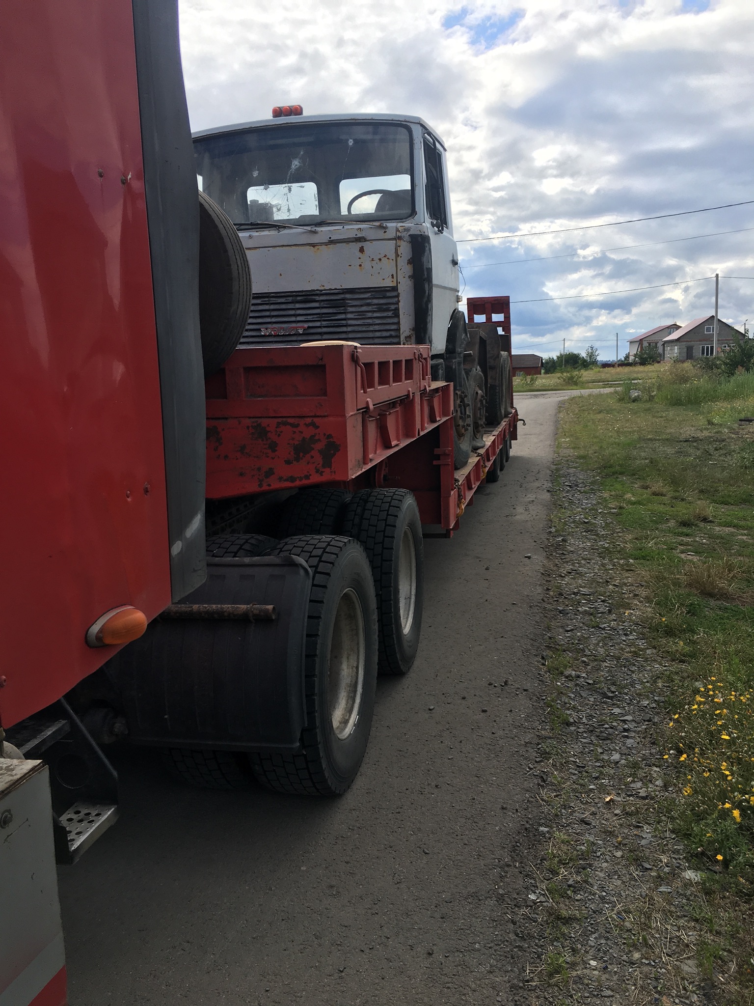 Трал корыто низкорамный Белгород. Перевозка 50 тн