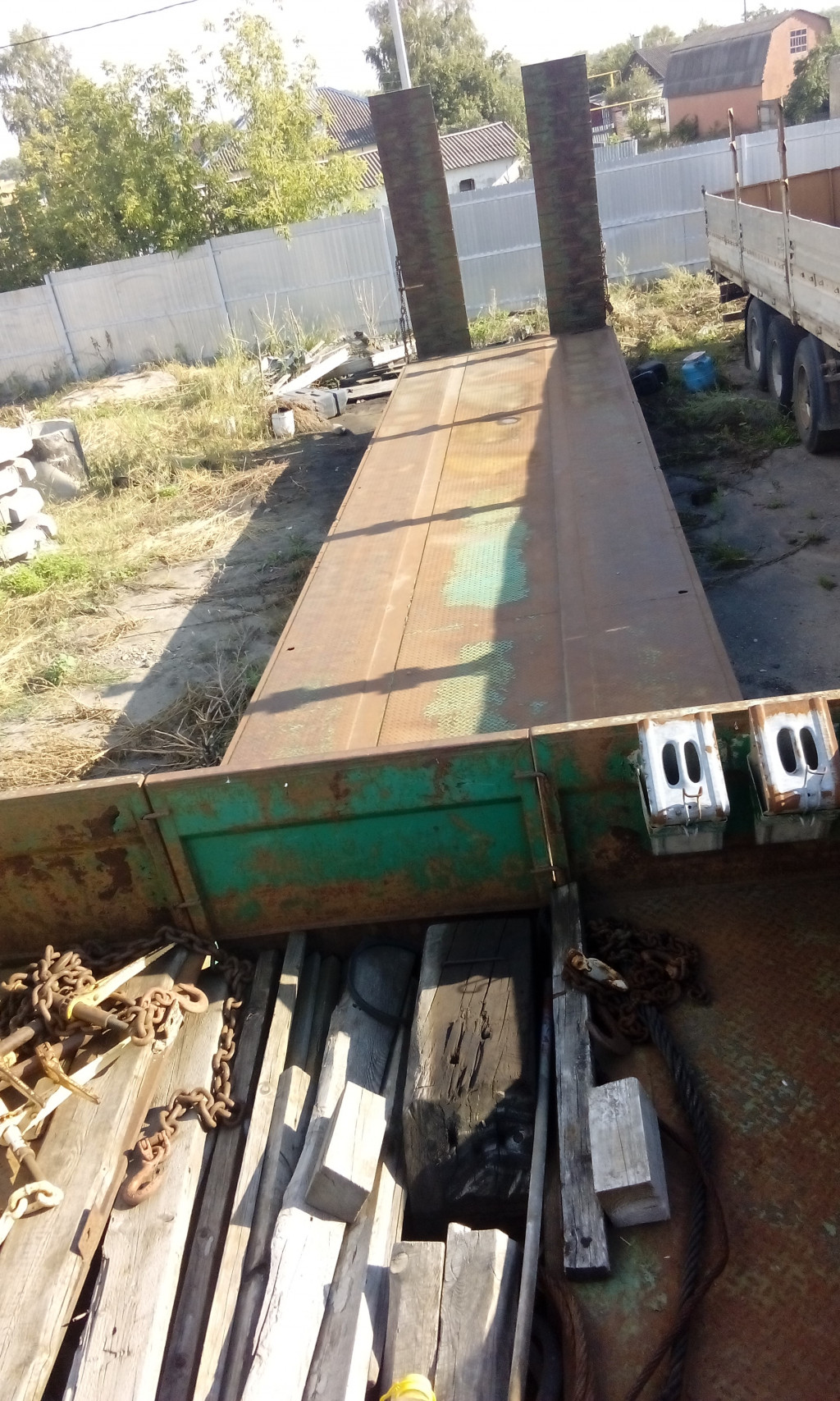 Трал в аренду без тягача. Полуприцеп-трал