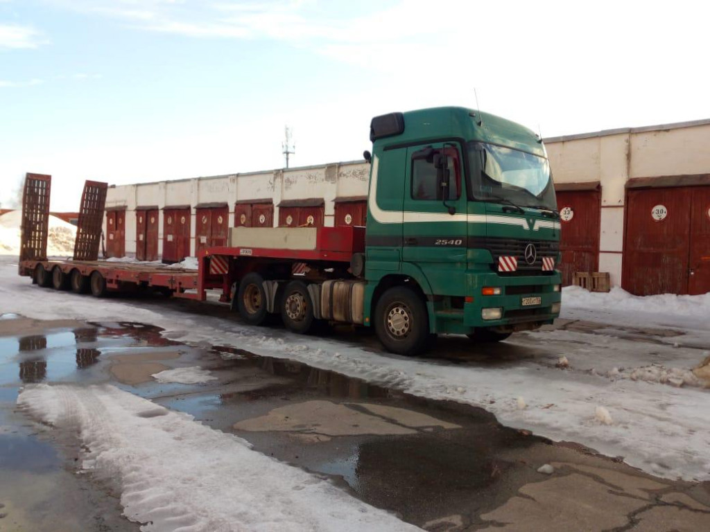 Тралл телескоп раздвижной. Перевозка негабарита