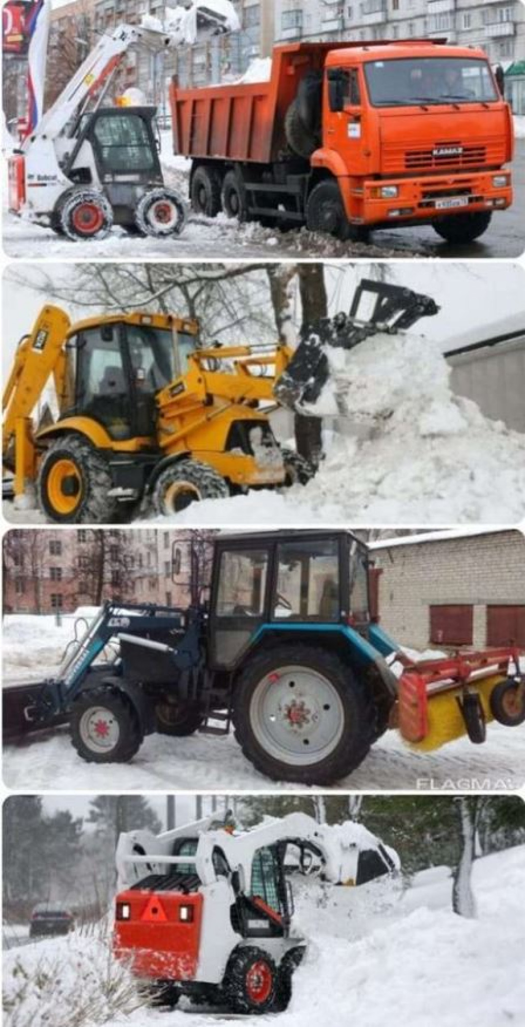 Уборка снега Чистка снега с вывозом