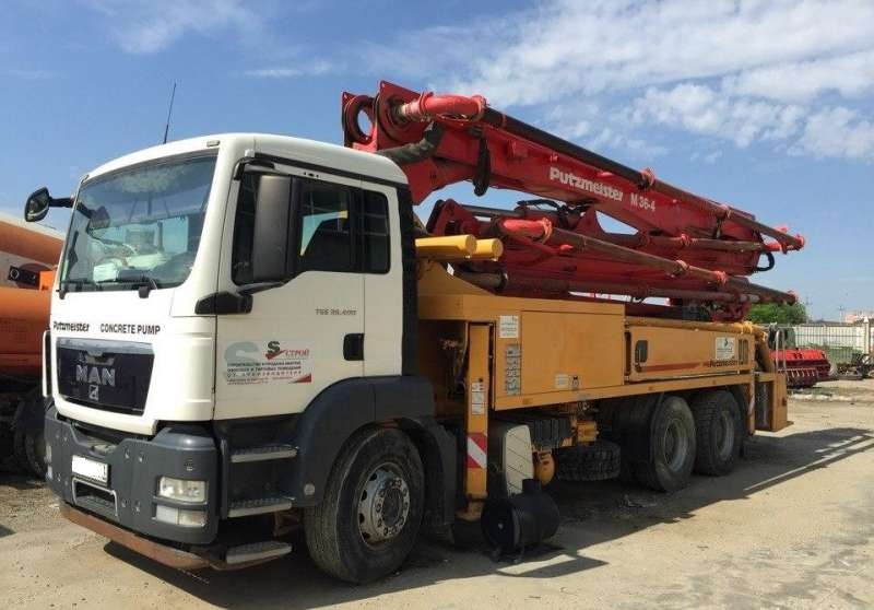 Услуги аренды АБН Мерседес Putzmeister М36