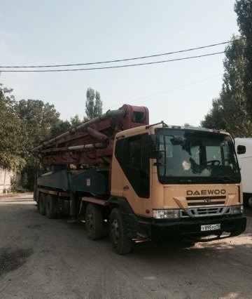 Услуги автобетононасоса 43м