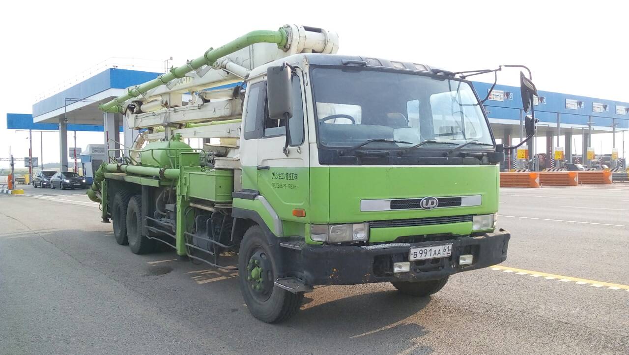 Услуги автобетононасоса