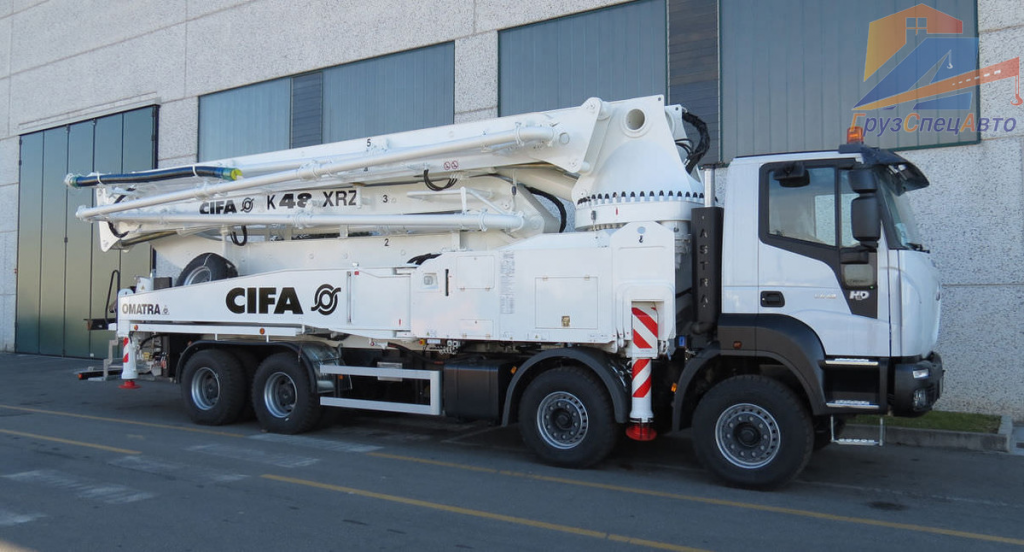 Услуги автобетононасоса CIFA K48XRZ