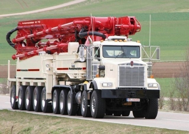 Услуги автобетононасоса PUTZMEISTER M 70-5