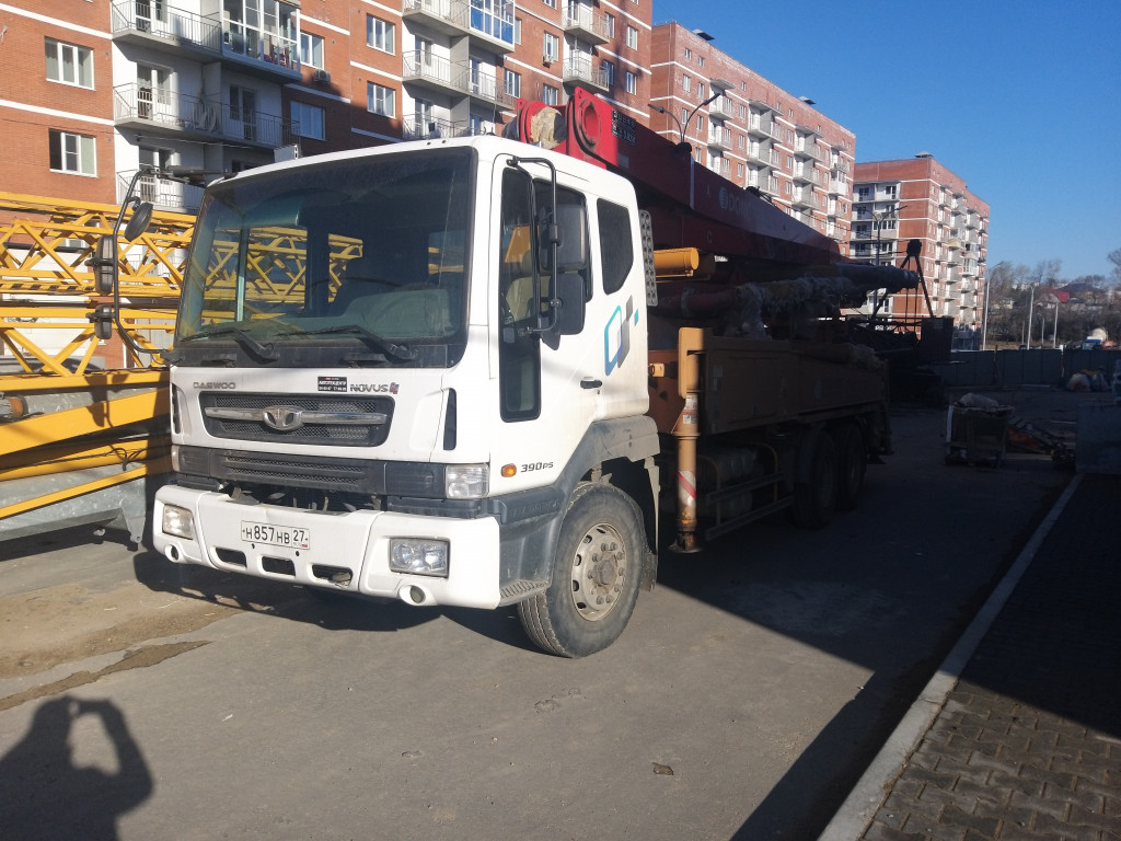 Услуги бетононасоса. Аренда автобетононасос