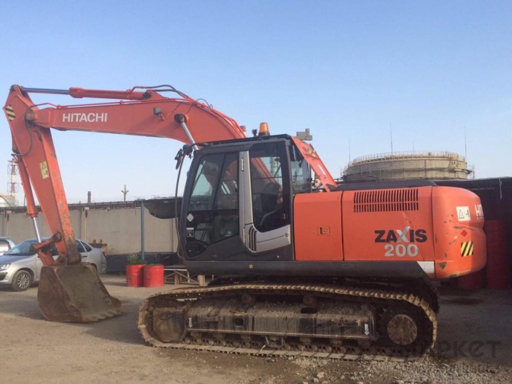 Услуги экскаватора Hitachi аренда заказ