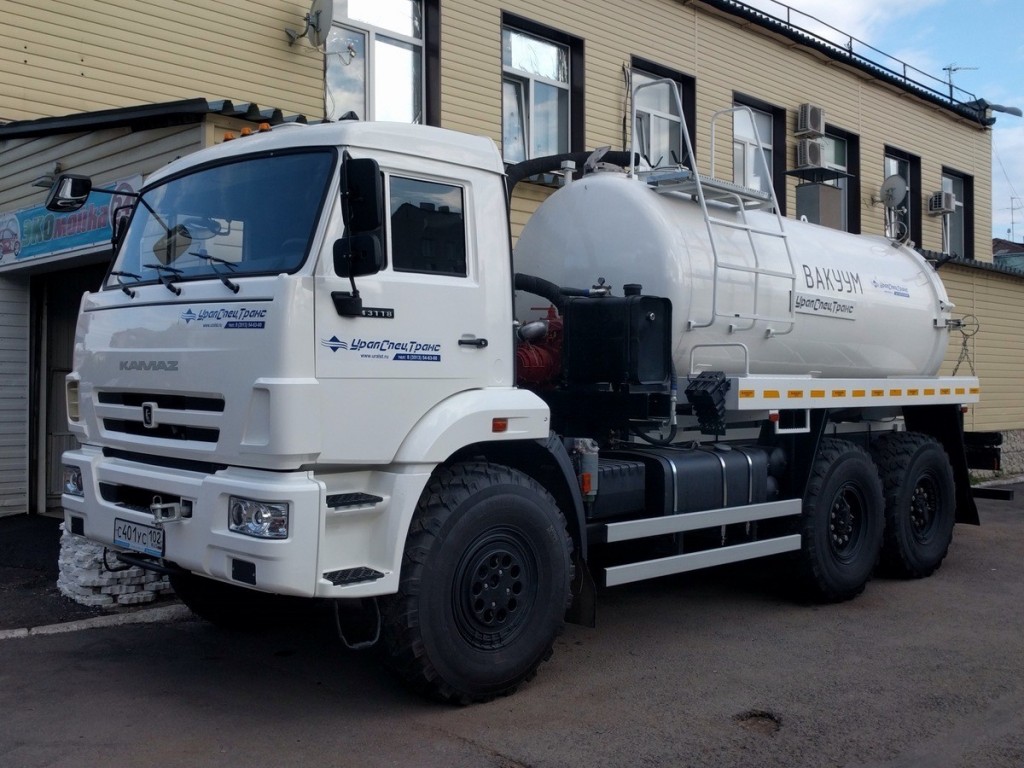 Услуги комбинированного илососа КАМАЗ 43118