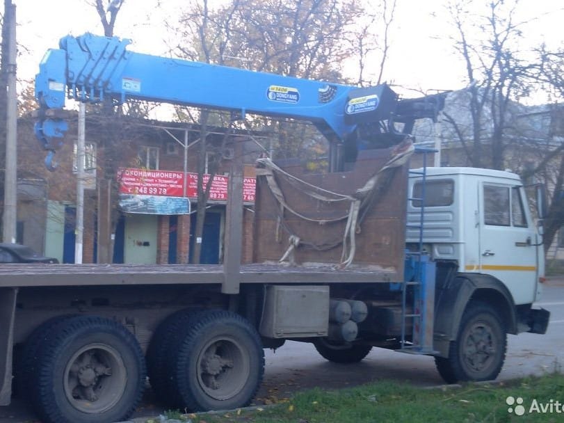 Услуги манипулятора с монтажной корзиной автовышки