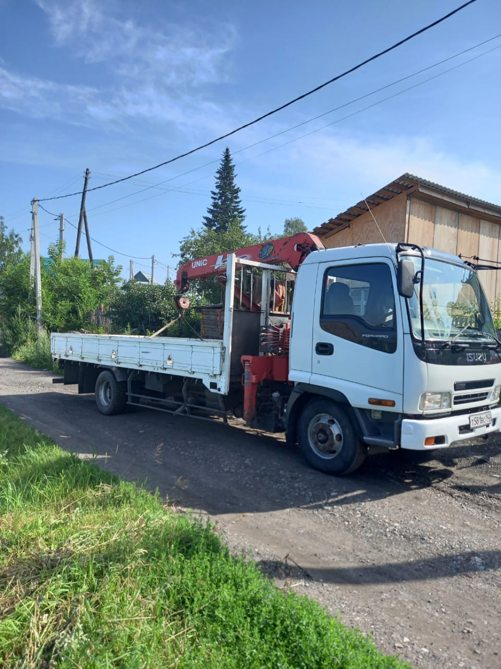 Услуги манипулятора, самогруза с траверсой