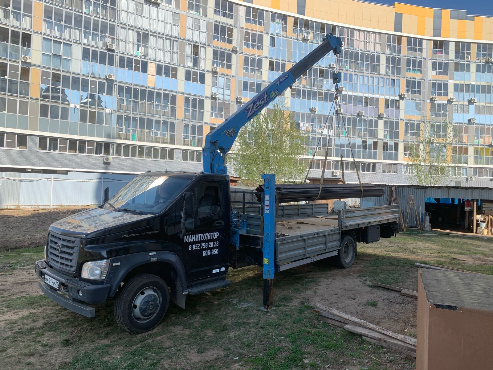 Услуги Манипулятора. Сходни, люлька, корзина
