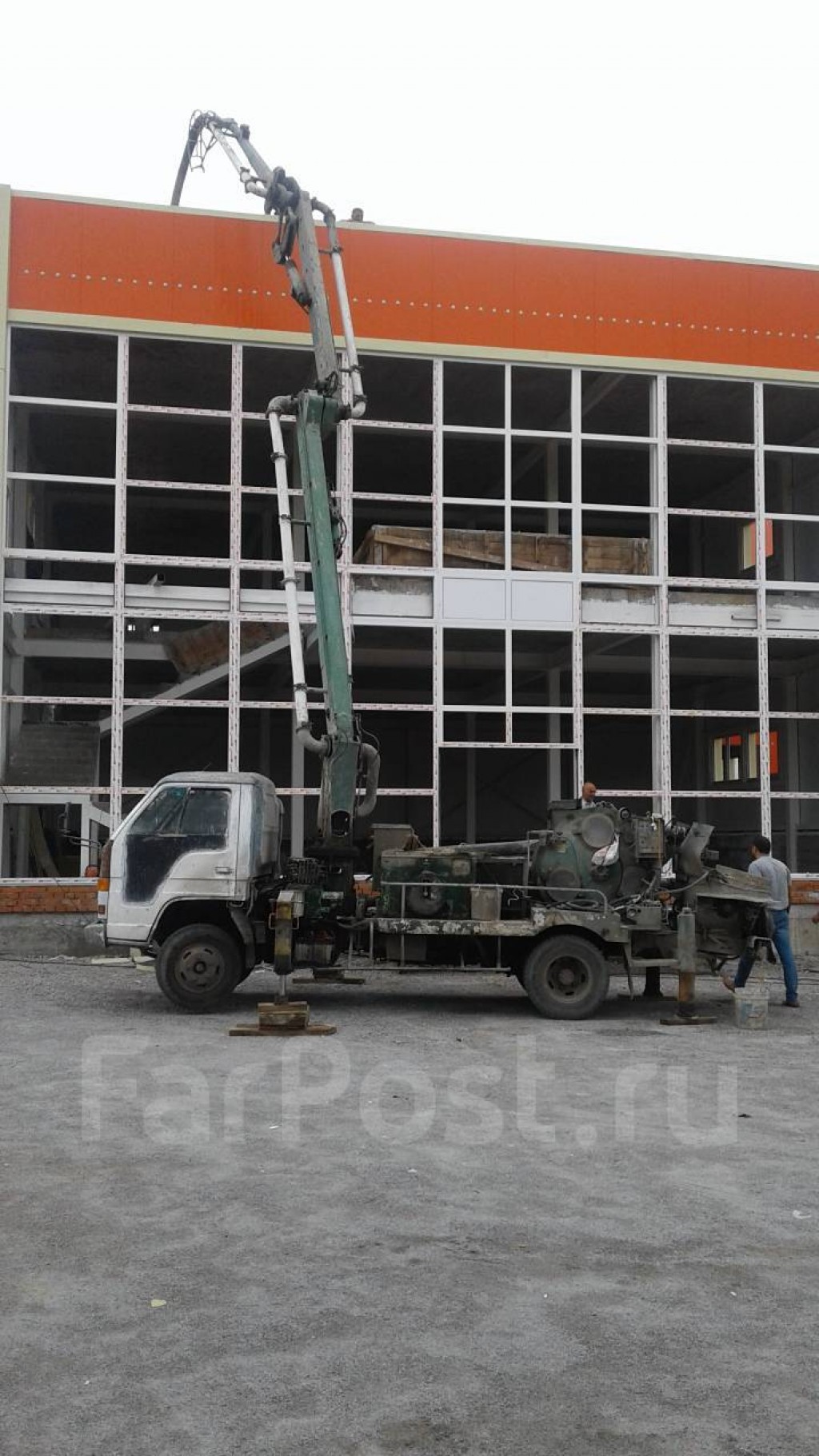 Услуги мини бетононасоса 15м