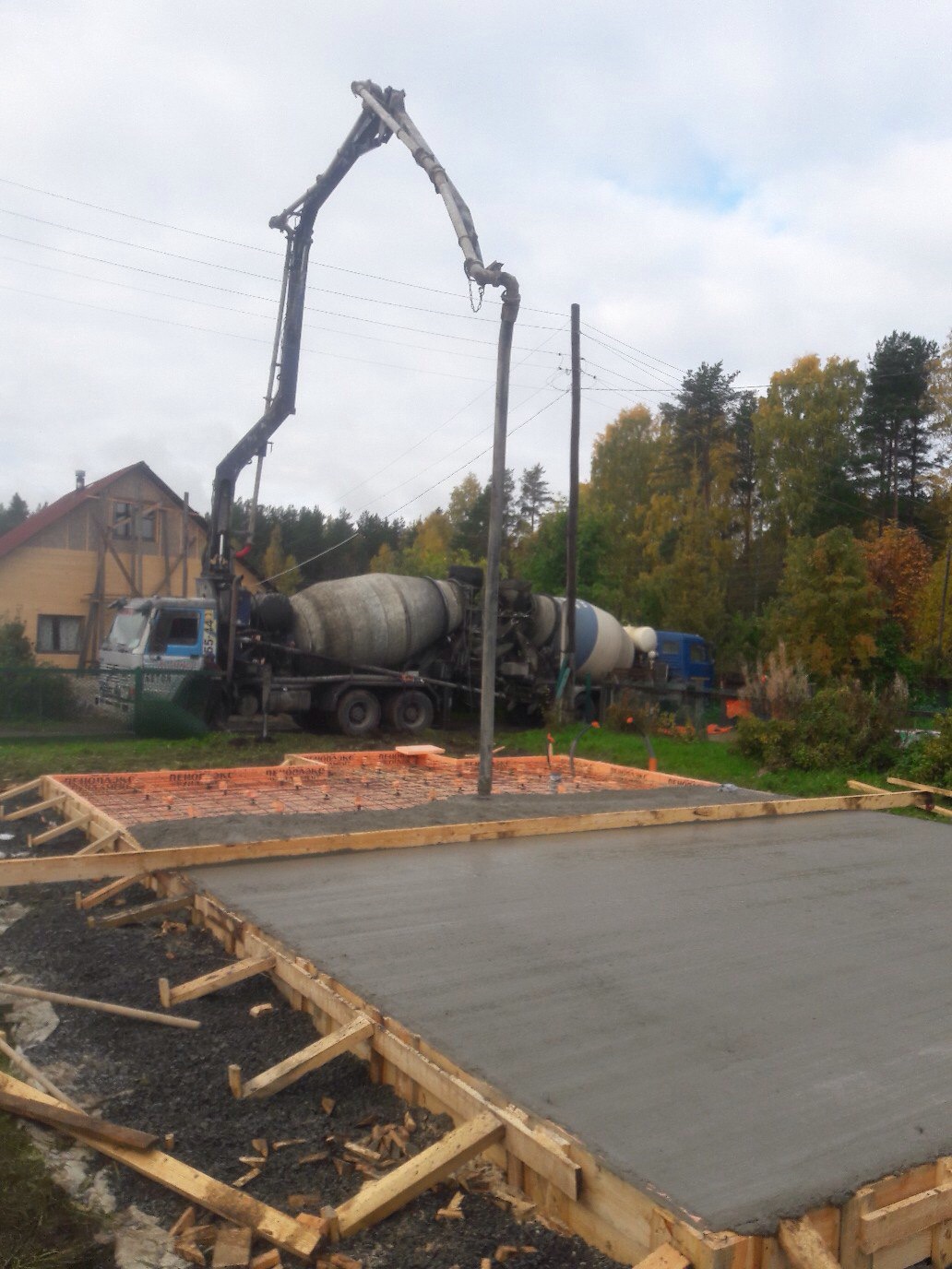 Услуги по доставке бетона, Услуги миксера
