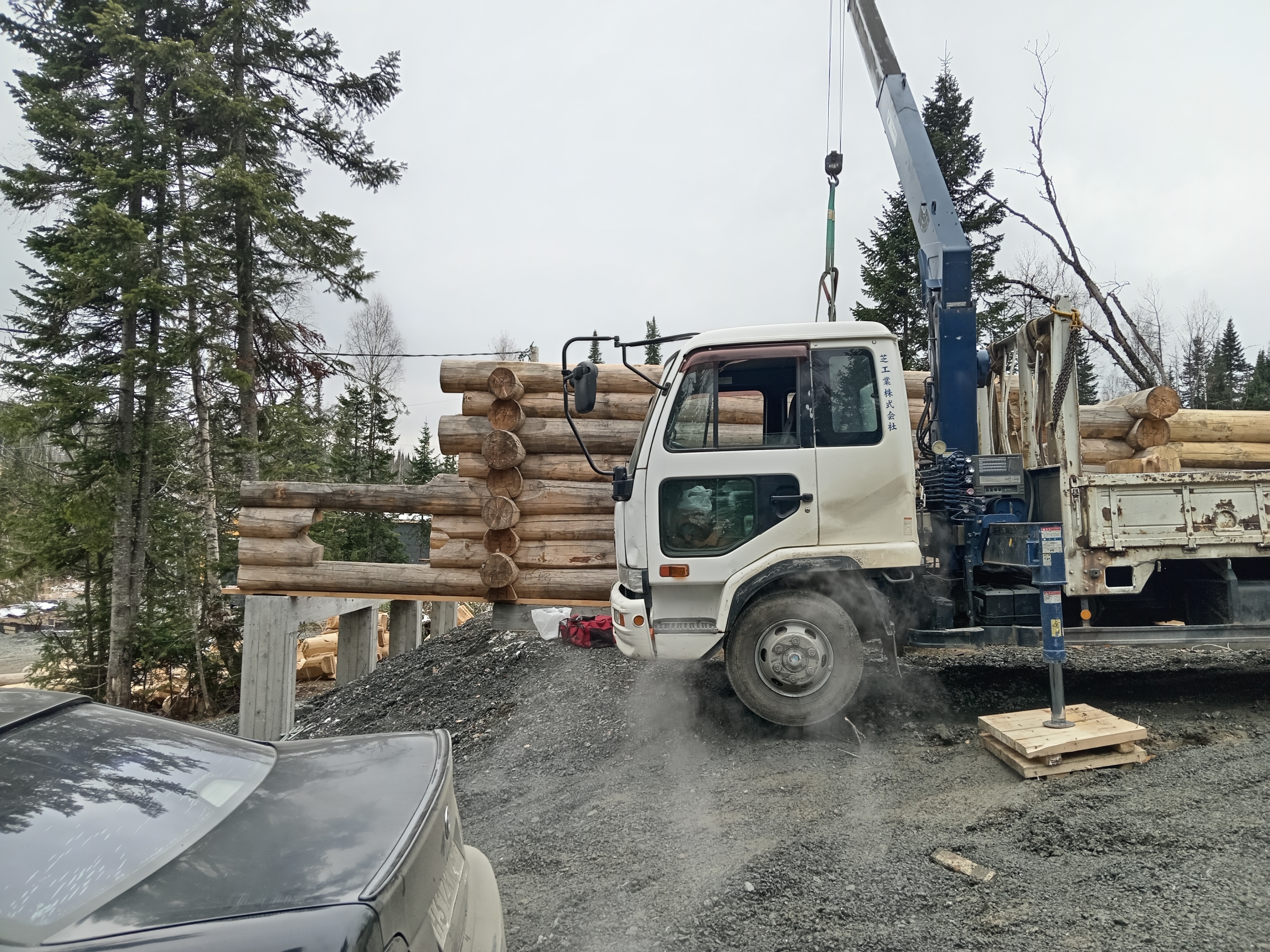 Услуги самогруза манипулятора. Автовышка
