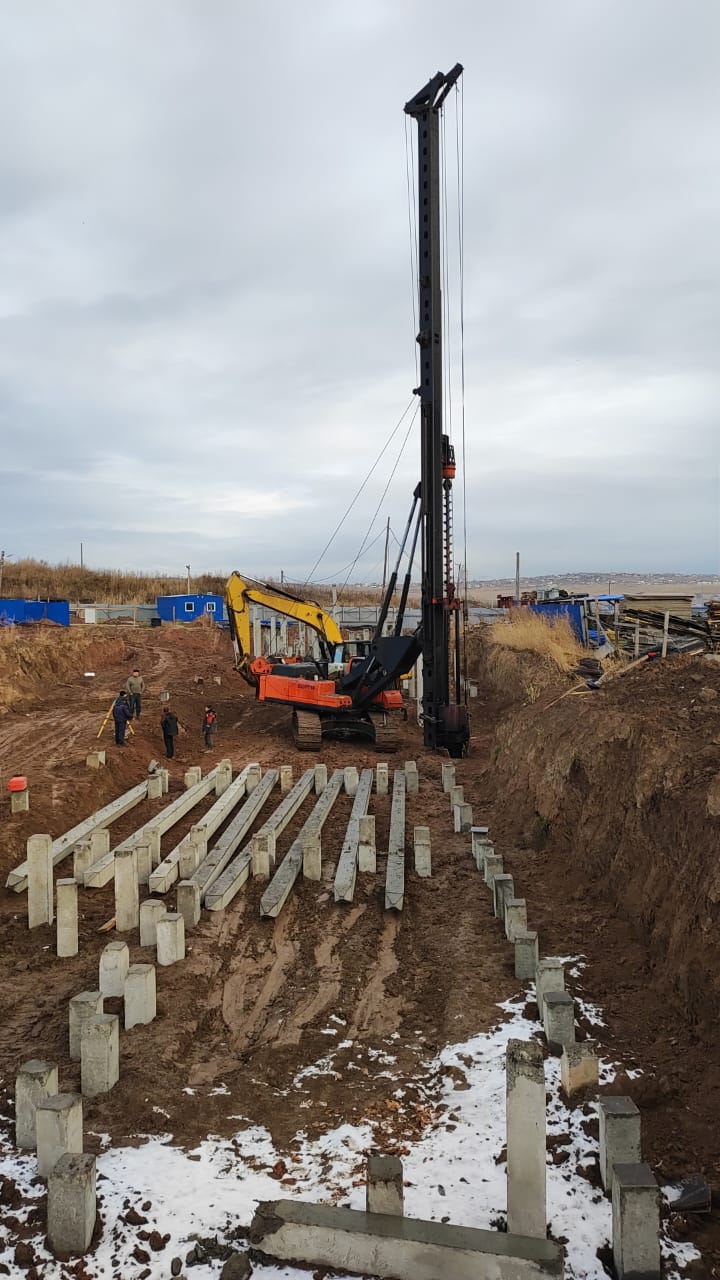 Услуги сваебойной установки