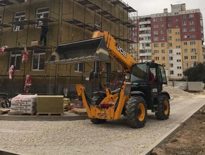 Услуги телескопического погрузчика jcb
