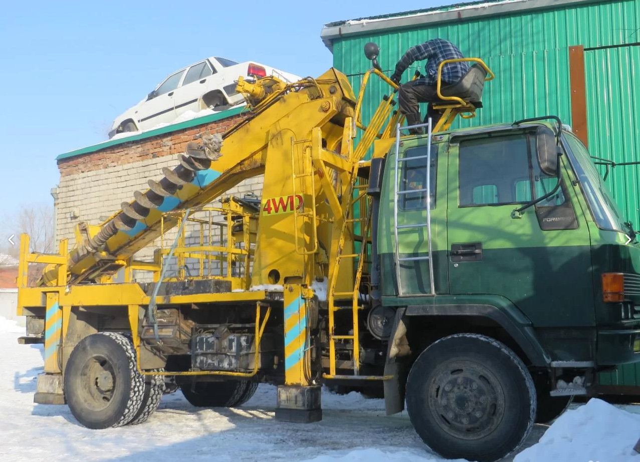 Услуги ямобура на базе Mitsubishi Fuso