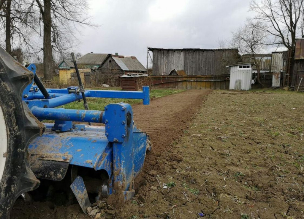 Вспашка и культивация земли, газон, сад и огород