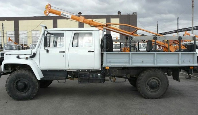 Ямобур на базе газ 53