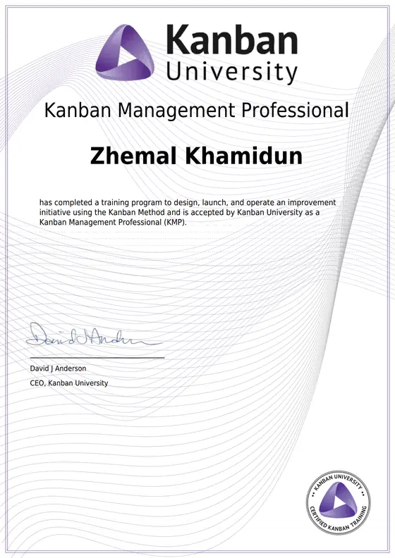 Kanban Management Professional