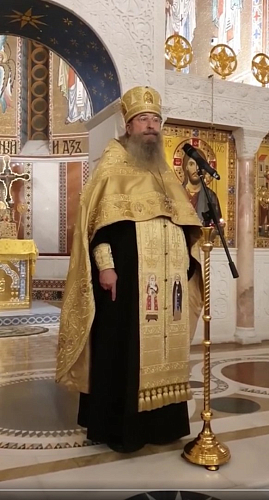 "Воскресение Христово видевше, поклонимся Святому Господу Иисусу". Слово архимандрита Мелхиседека (Артюхина).