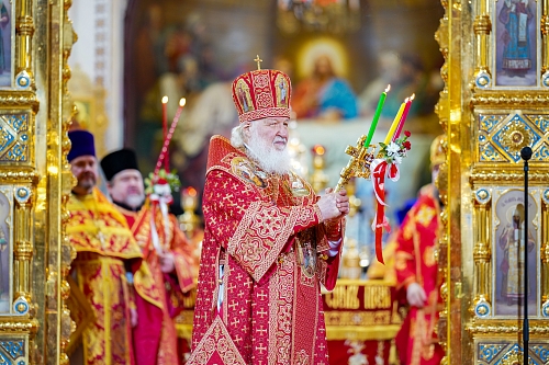 Пасхальное послание Святейшего Патриарха Кирилла архипастырям, пастырям, диаконам, монашествующим и всем верным чадам Русской Православной Церкви.