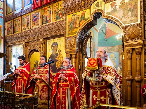 На Оптинском подворье молитвенно отметили день рождения настоятеля архимандрита Мелхиседека (Артюхина).