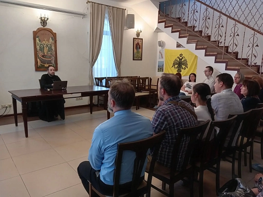 Состоялась встреча с преподавателем Московской духовной академии священником Стефаном Домусчи на тему «Что такое стыд и всегда ли хорошо стыдиться?»