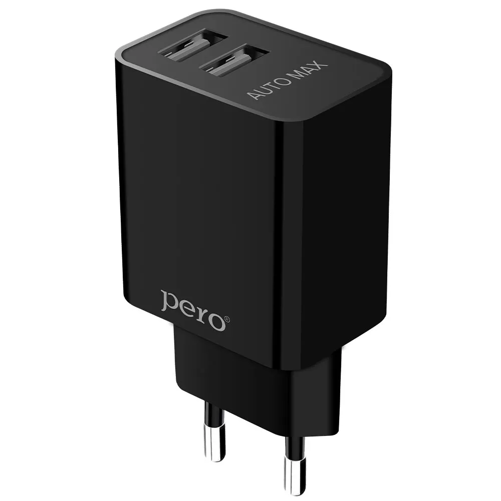 СЗУ PERO TC02 2USB 2.1A черный