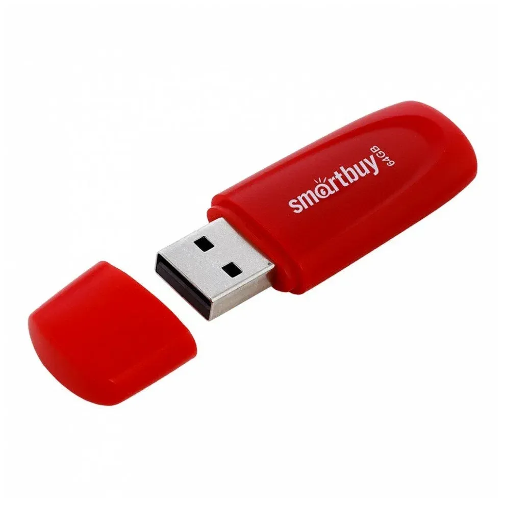 USB-флешка SMARTBUY Scout Red (SB064GB2SCR) UFD 2.0 064GB красный