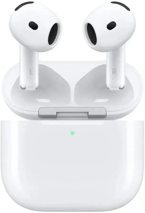 Наушники Apple AirPods 4 ANC A3055, A3056, A3059 MXP93ZA/A Bluetooth белый, фото 1