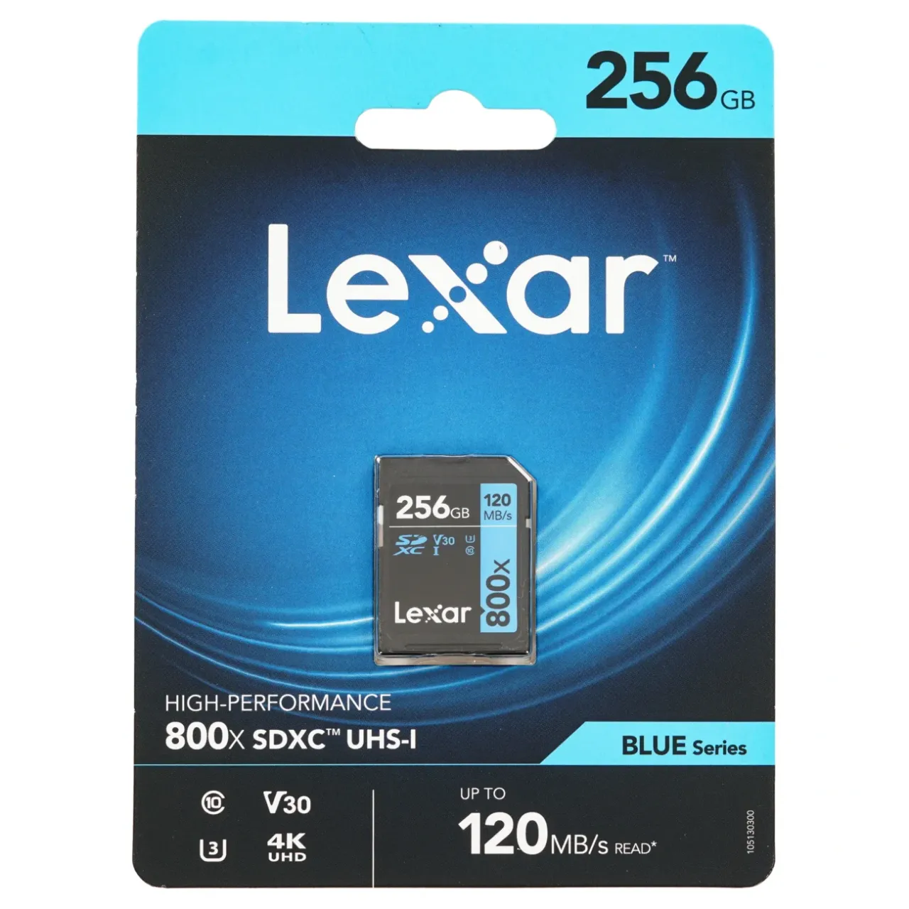 Карта памяти Lexar Professional 800x Pro (LSD0800P256G-BNNNG) 256GB SDXC UHS-I U3 V30 C10, 150/45 Mb/s