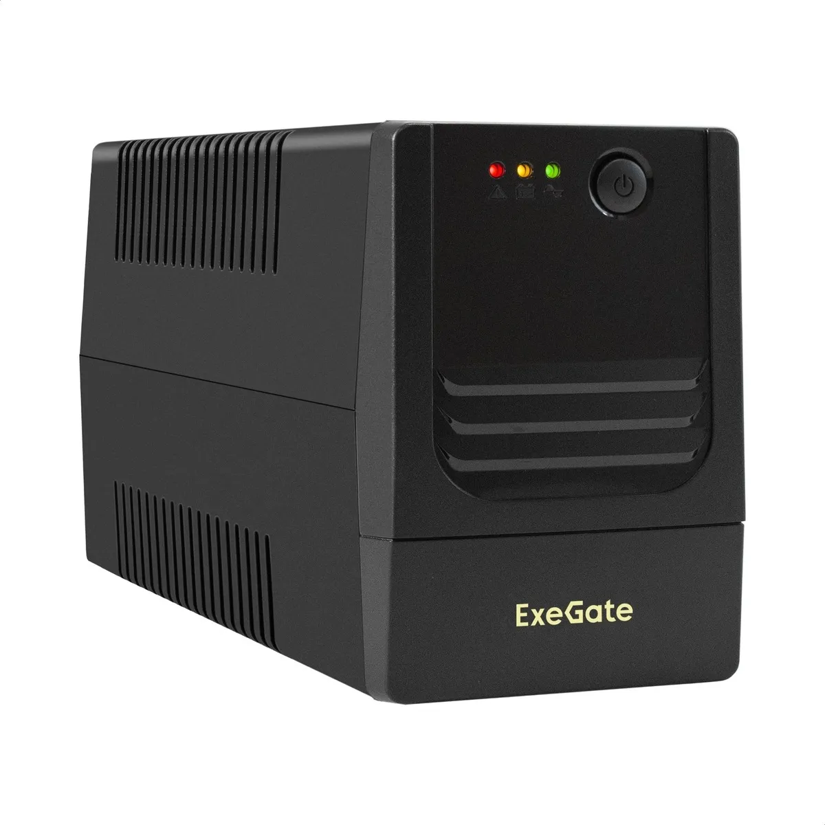 ИБП ExeGate Power NB-1000.LED.AVR.4C13.USB (EX299491RUS) 1000VA/650W, LED, AVR, 4*C13, USB, батарея 12V 9Ah, Black, фото 1