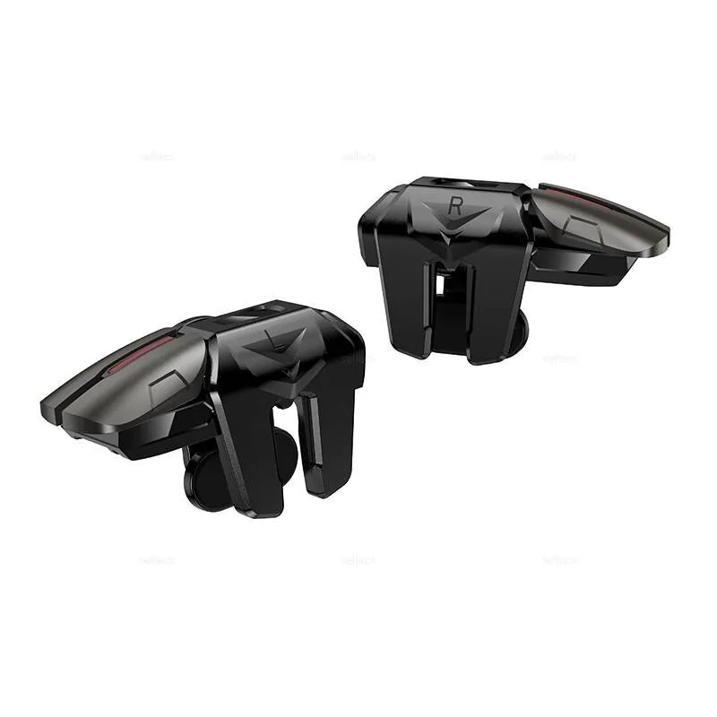 УЦ Игровой триггер для смартфона HOCO GA22 Eagle mobile game auxiliary button(2PCS pack) (черный) (плохая упаковка)