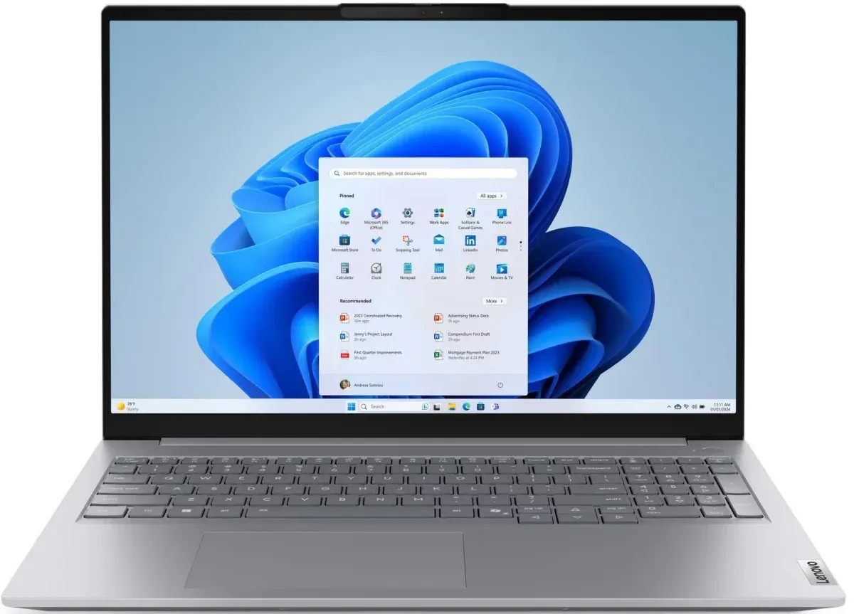 Ноутбук Lenovo ThinkBook 16 G9 IRL (21US000CRI) Intel Core i5-13420H/16Gb (1*16 D5)/SSD512Gb/UMA/16"/IPS/WUXGA/1920x1200/60Hz/NoOS/RJ-45/Grey, фото 1