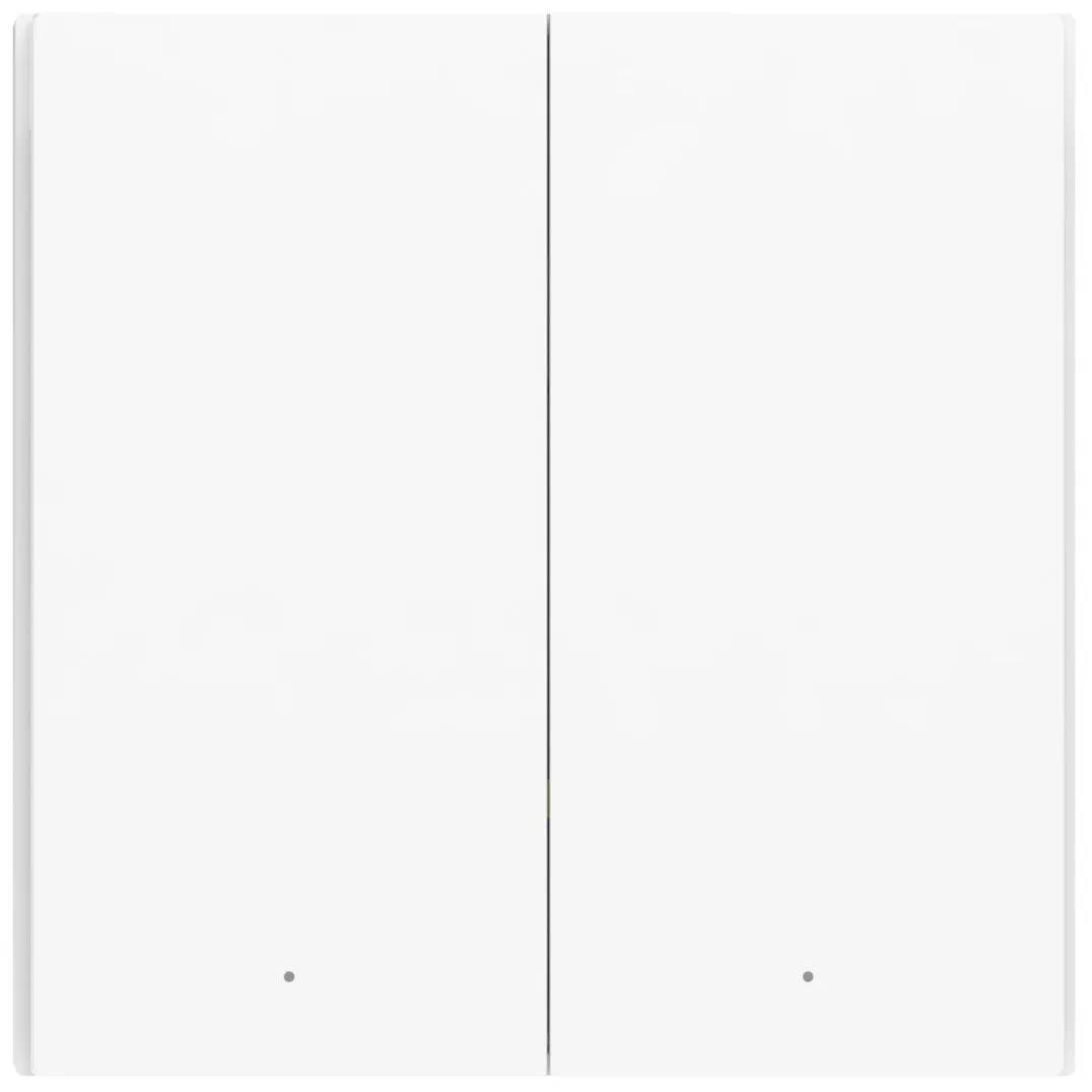 Умный выключатель Aqara Wireless Remote Switch H1 двухклавишный (WRS-R02)